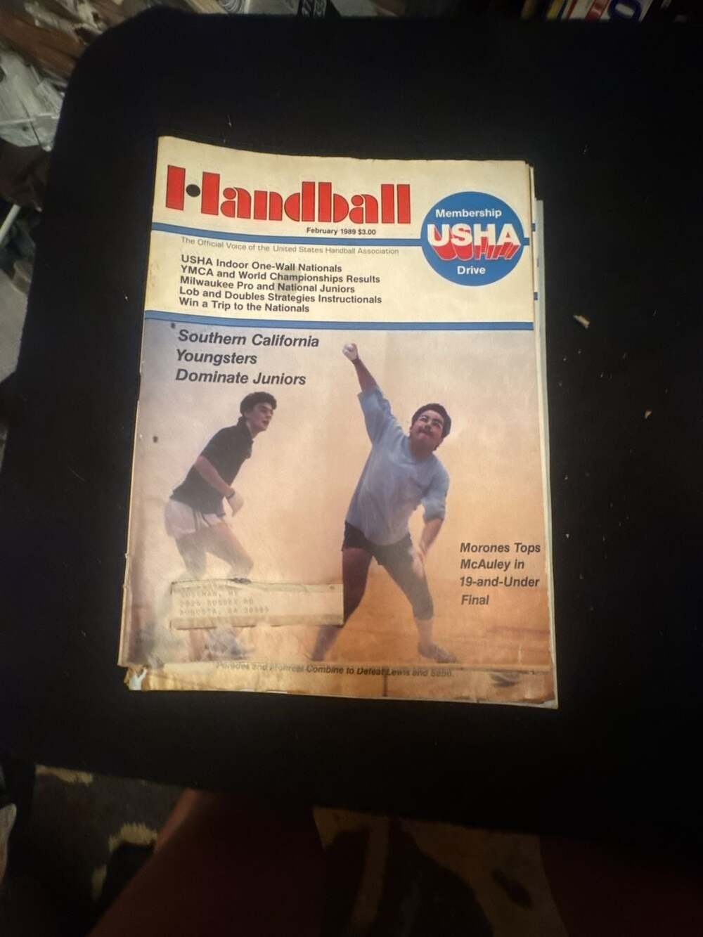 Handball Magazine February 1989 - United States Handball Association USHA Public